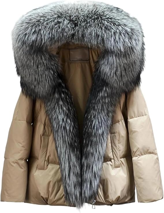 Women's Hooded Down Coat Autumn Winter Warm Thick Parka Jacket Quilted Puffer Outerwear Casual Daily